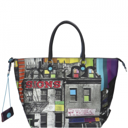 Sac à Main GABS 'Don't Worry' - Marron - Cuir & Fourrure - Dimensions 42x28x20 Cm - Neuf Sans étiquette