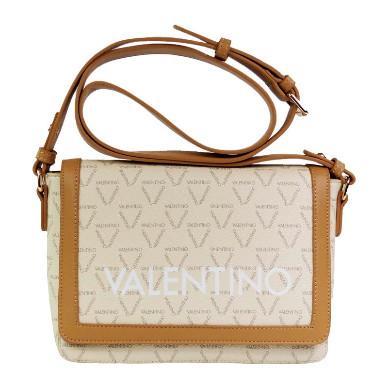Sac Bandoulière Valentino Frequency Re Camera Bag - Taupe - Polyuréthane - Neuf Avec étiquettes