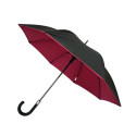Grand parapluie double toile dark rubis - SMATI